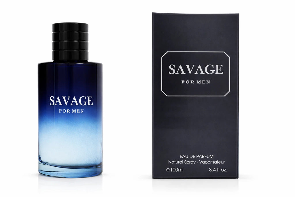 Savage by Fragrance Couture Box for Men 3.4 Oz Eau De Parfum Spray