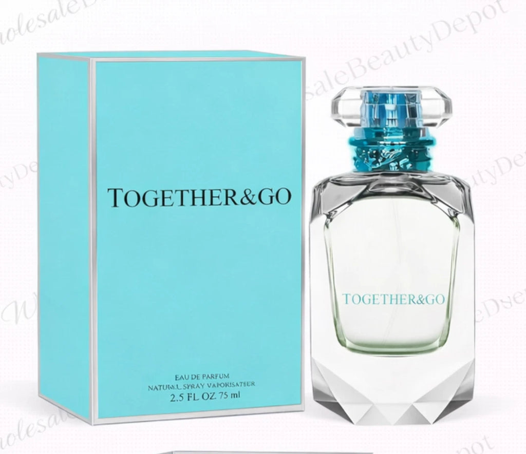 TOGETHER & GO Eau de Parfum For Women 2.5 Oz Inspire by Tiff & Co