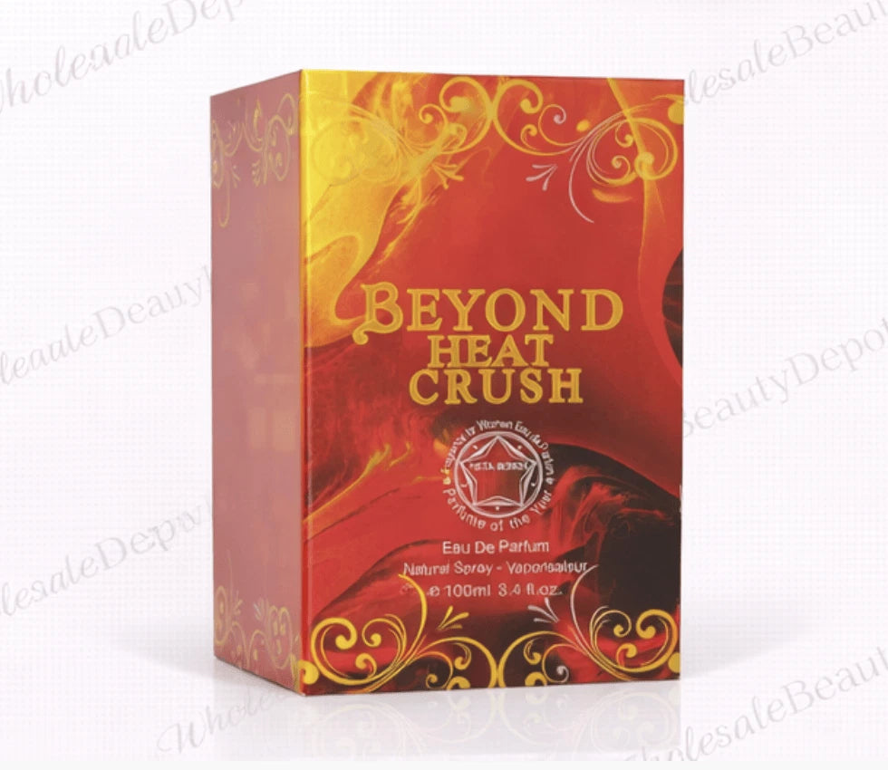Beyond Heat Crush Eau De Parfum for Women 3.4 fl Sealed inspired by Heat Rush