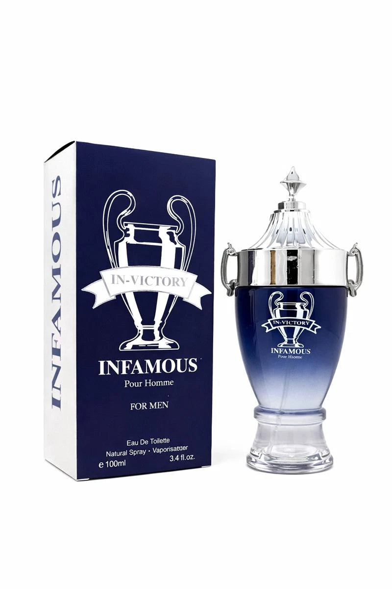 In-Victory Infamous by Fragrance Couture for Men 3.4 Oz Eau De Parfum Spray