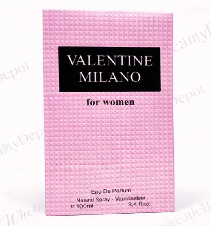 Valentine Milano Pink Eau De Parfum For Women 3.4oz Inspired by Born in Roma