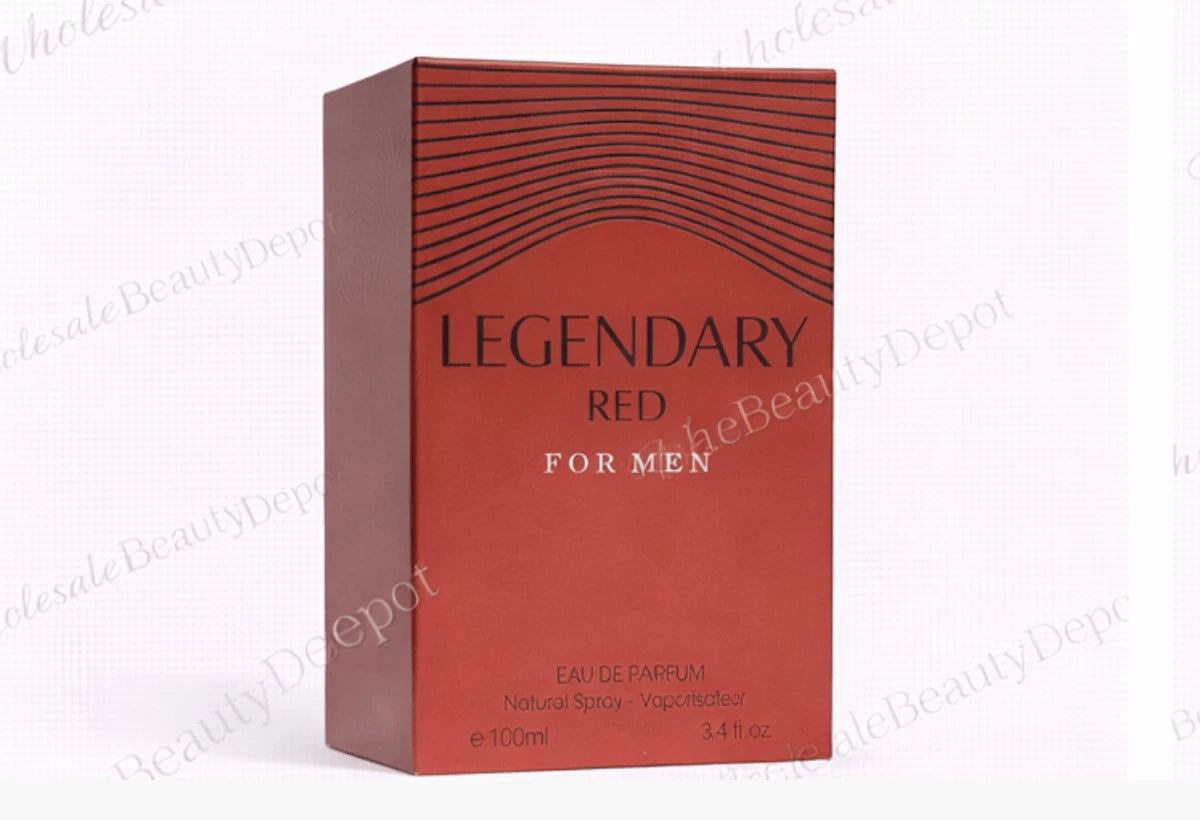 Legendary Red EDP For Men 3.4oz Sealed Inspired by Legend Red