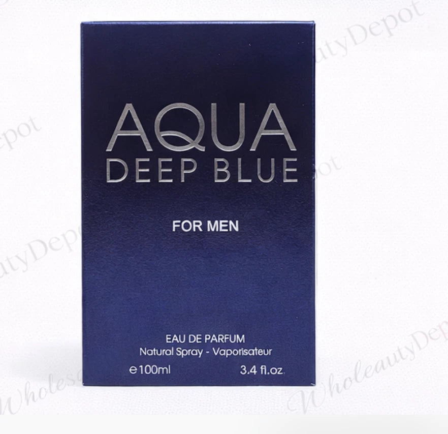 Aqua Deep Blue Men's Cologne 3.4 Fl. Oz. EDP - Inspired By Acqua di G