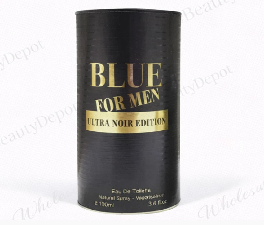 Blue For Men Ultra Noir Edition 3.4oz EDT Spray Men's Fragrance 100ml