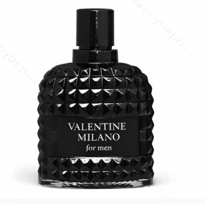 Valentine Milano Men Set For Men 3.4oz EDP 2x 3.0oz Body Lotion & Shower Gel