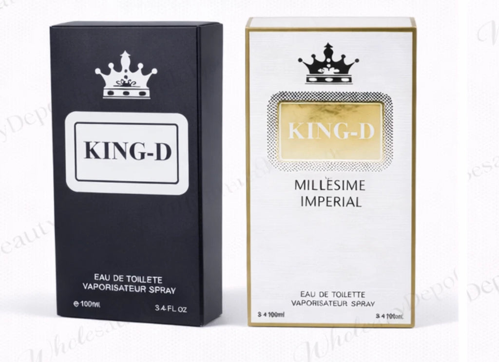 King-D Men & Women Cologne SET 3.4oz– Inspired By GIT & Millesime Imperial