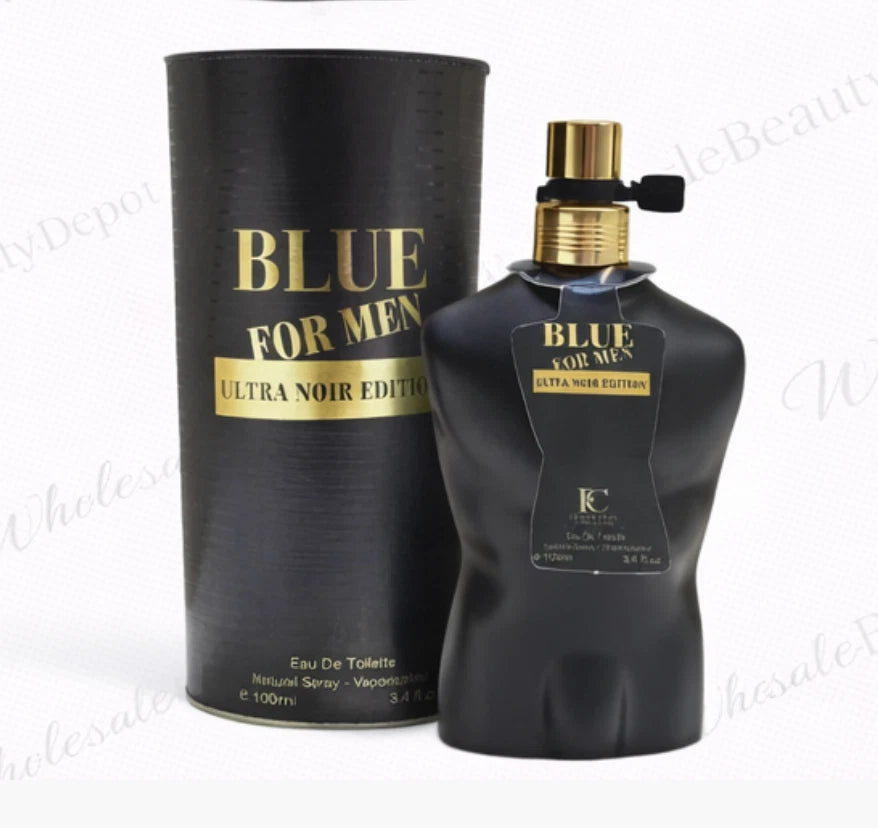 Blue For Men Ultra Noir Edition 3.4oz EDT Spray Men's Fragrance 100ml