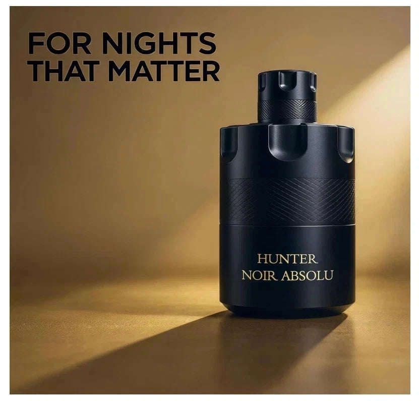 Hunter Noir Absolu Men's Cologne 3.4 Fl. Oz. EDP Inspired By The most Wanted