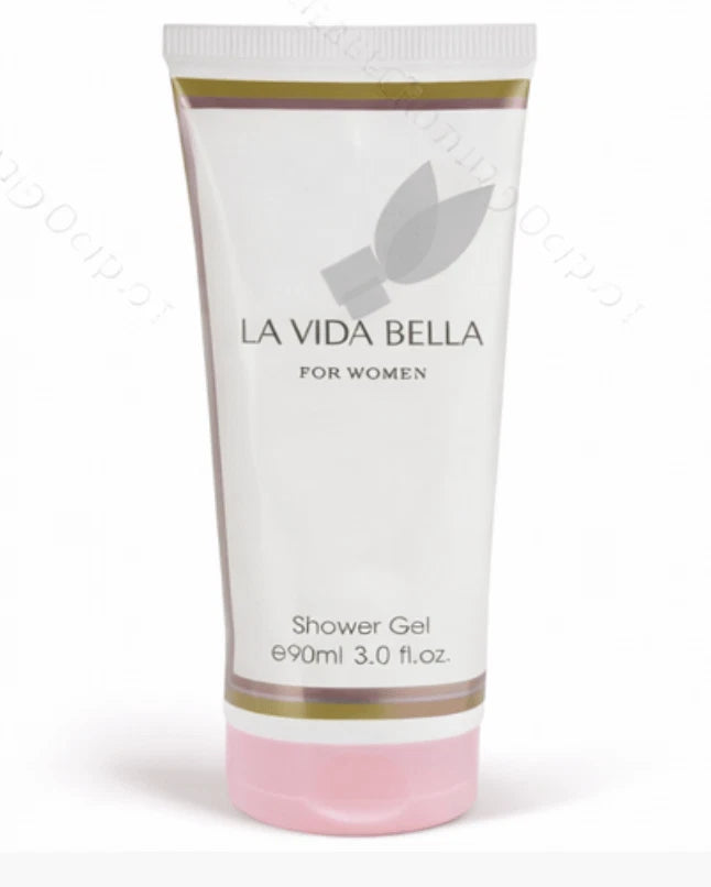 La Vida Bella Gift Set for Women 3.4oz Perfume + Shower gel & Body Lotion