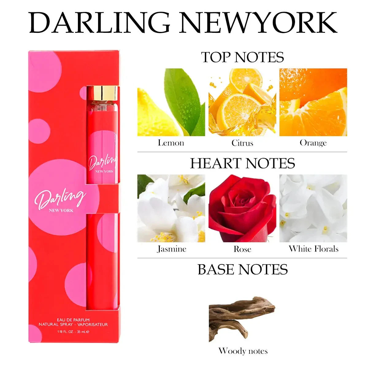 Collection Of Travel Size 6-Pack EDP Perfumes of 1.18 fl oz Perfumes For Woman