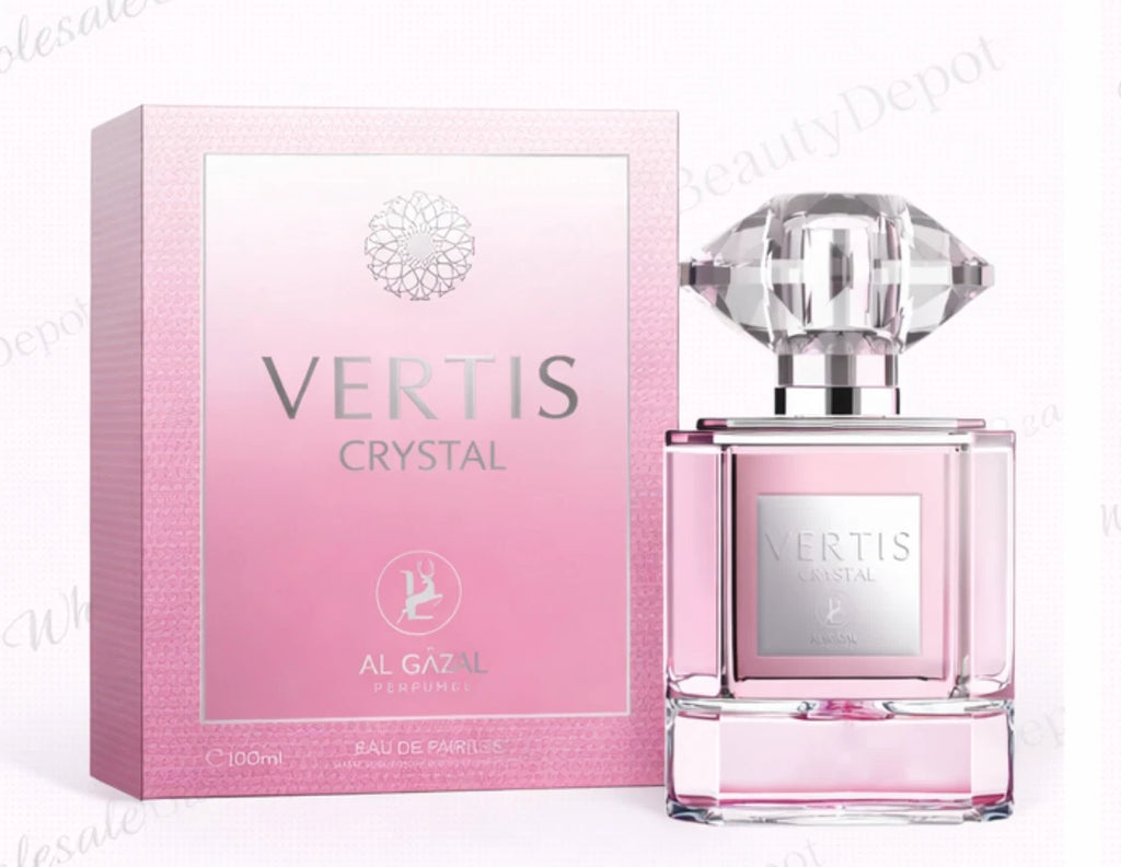 Al Gazal Vertis Crystal EDP For Women 3.4 oz Inspired by Bright Crystal