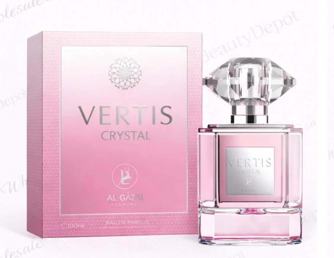 Al Gazal Vertis Crystal EDP For Women 3.4 oz Inspired by Bright Crystal