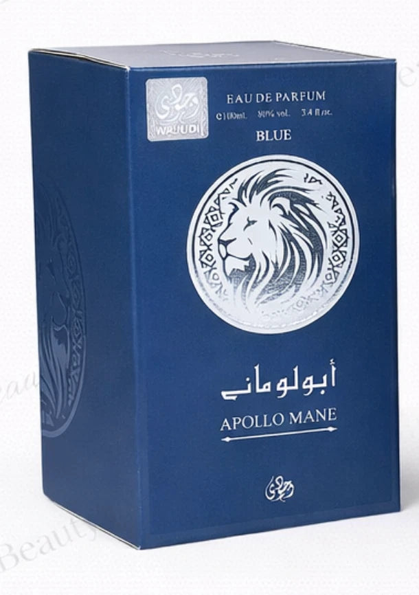 Blue Apollo Mane Eau de Parfum for Men 3.4 oz Spray