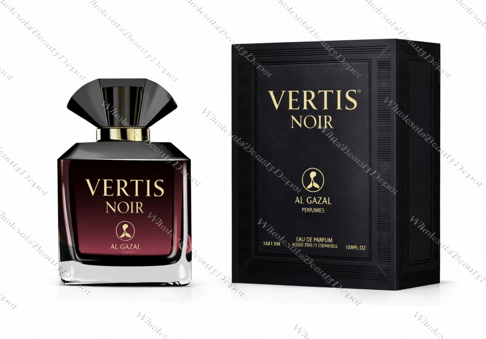 Al Gazal Vertis Noir EDP For Men 3.4oz inspired by Crystal Noir