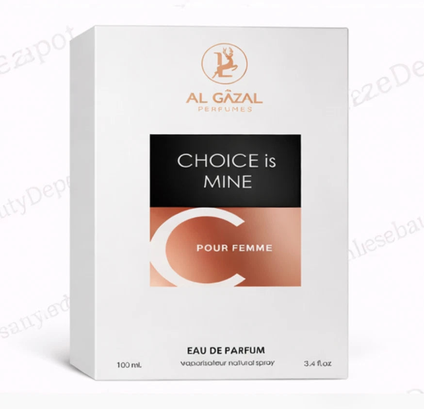 Al Gazal Choice Is Mine Eau De Parfum Cologne For Men 3.4 fl oz