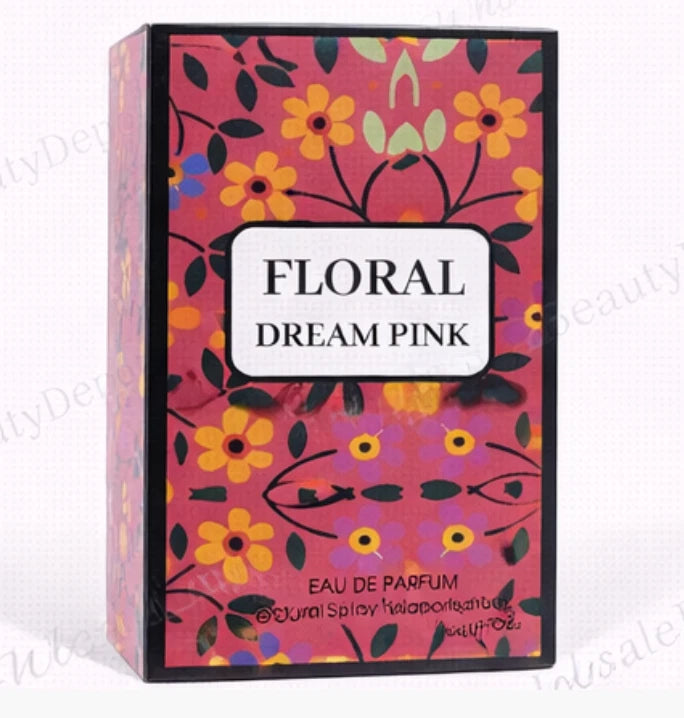 Floral Dream Pink Eau De Parfume for Women 3.4 Fl Oz Inspired by Flora