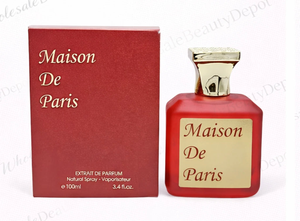 Maison De Paris Red EDP for Men and Women Perfume Cologne 3.4 FL OZ. Unisex
