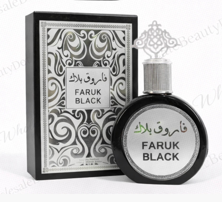 Faruk Black EDP Cologne for Men 3.4oz Inspired by Fakhar Black