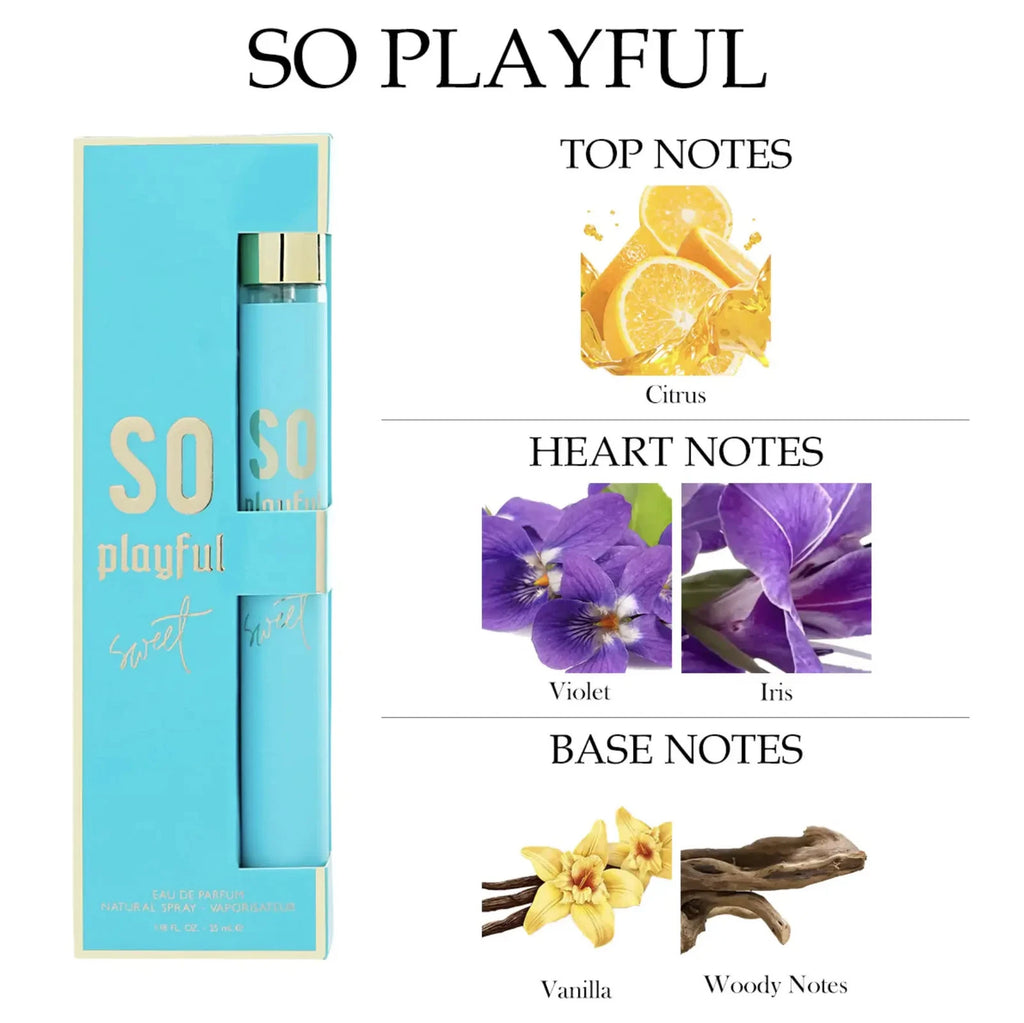 United Scents So Playful Sweet EDP For Woman 1.18oz Women's Long Lasting Perfume
