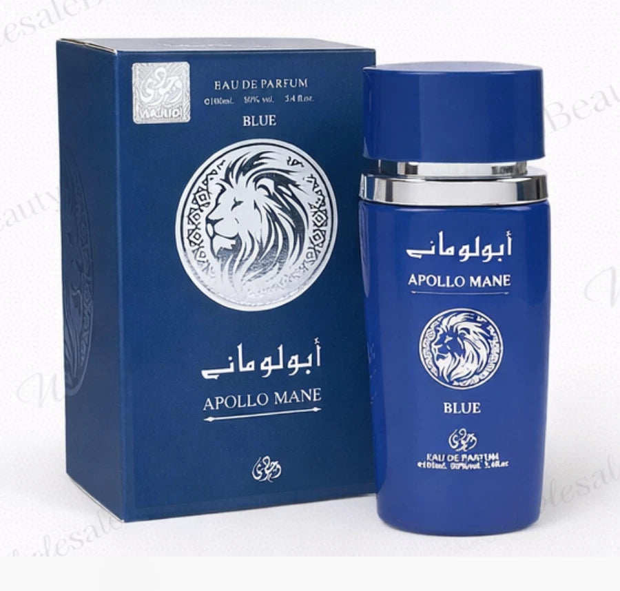 Blue Apollo Mane Eau de Parfum for Men 3.4 oz Spray