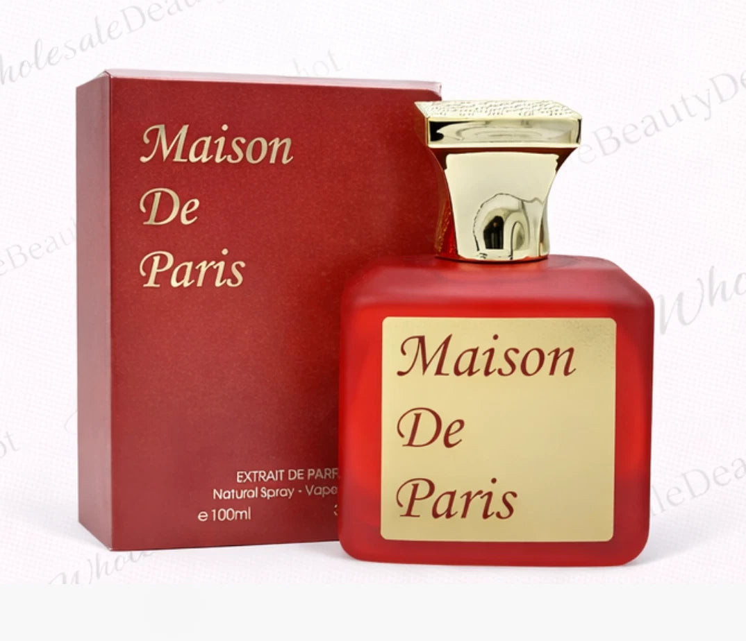 Maison De Paris Red EDP for Men and Women Perfume Cologne 3.4 FL OZ. Unisex