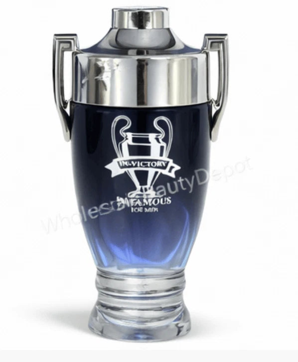 In-Victory Infamous Gift Set For Men EDT 3.4 oz Body Lotion 90ml Body Wash 90ml