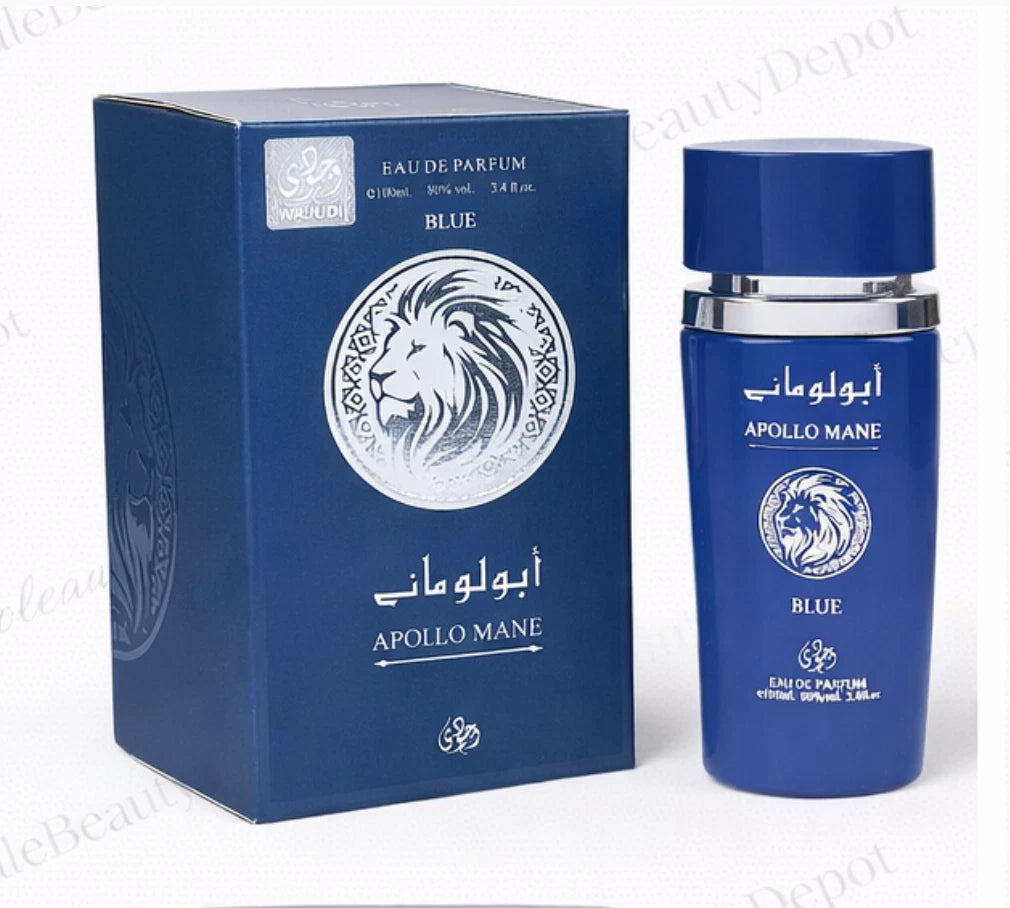 Blue Apollo Mane Eau de Parfum for Men 3.4 oz Spray