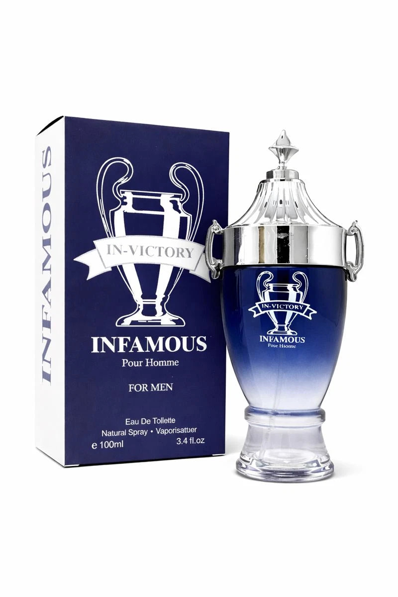 In-Victory Infamous by Fragrance Couture for Men 3.4 Oz Eau De Parfum Spray