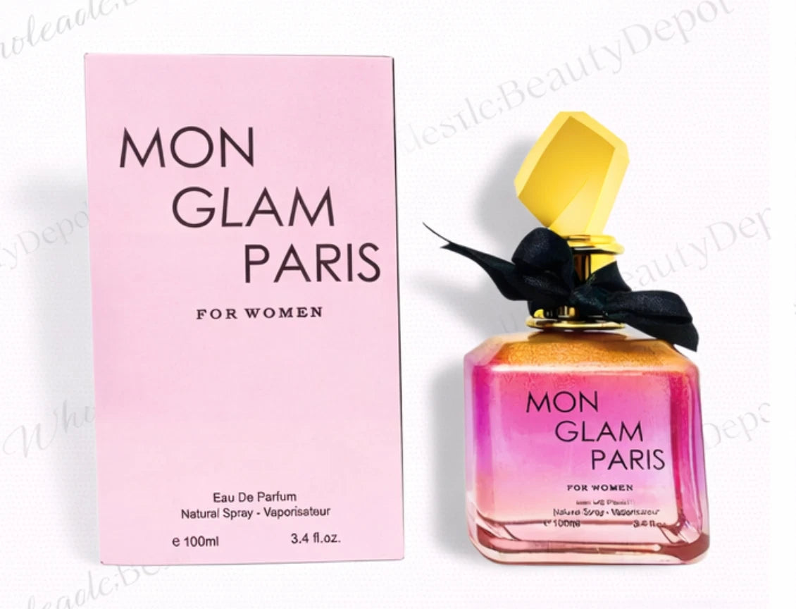 Mon Glam Paris Pink Eau De Parfum For Woman 3.4oz Inspired by Mon Paris