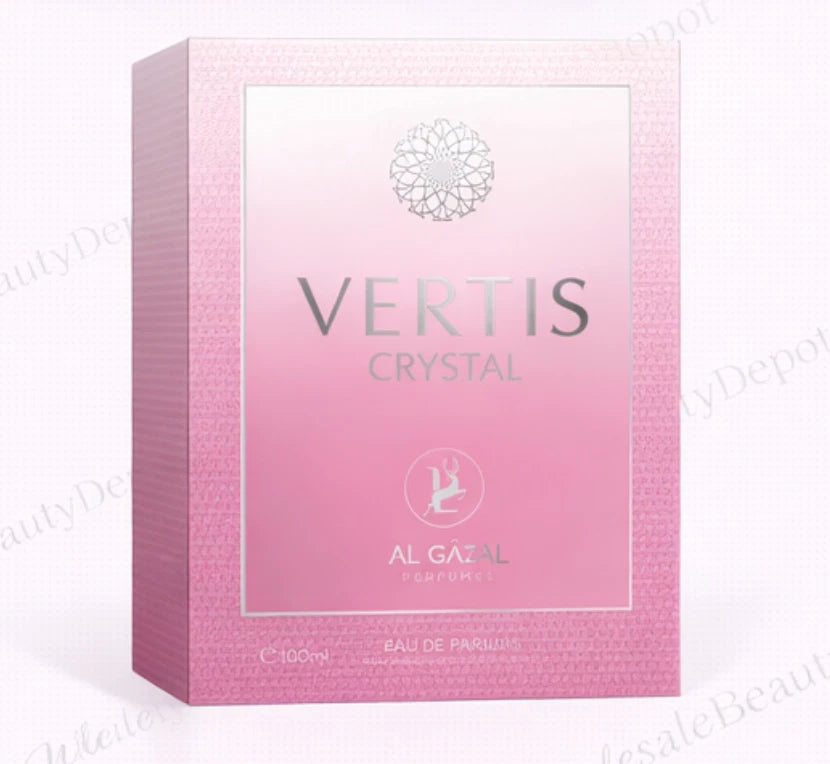 Al Gazal Vertis Crystal EDP For Women 3.4 oz Inspired by Bright Crystal