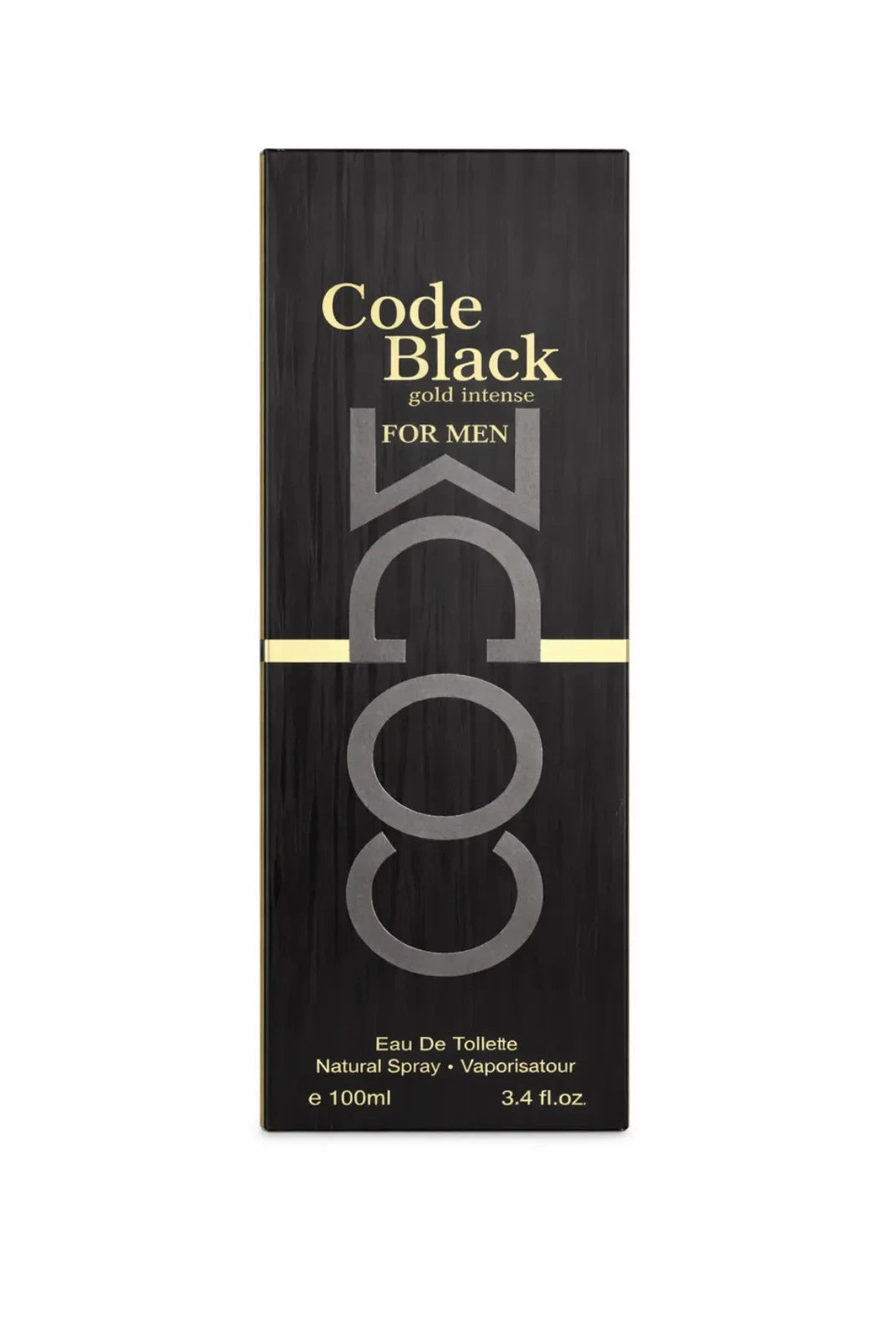 Code Black Gold Intense Eau de Parfum For Men 3.4oz Sealed Long lasting Perfume