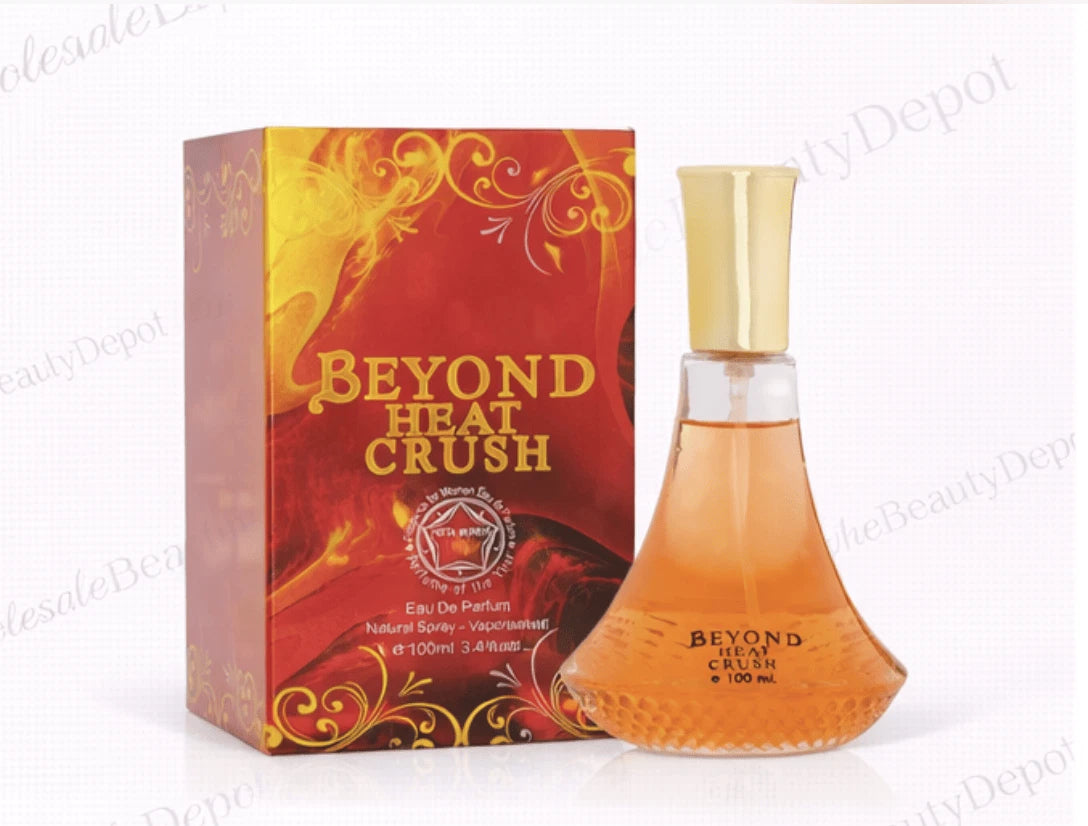Beyond Heat Crush Eau De Parfum for Women 3.4 fl Sealed inspired by Heat Rush