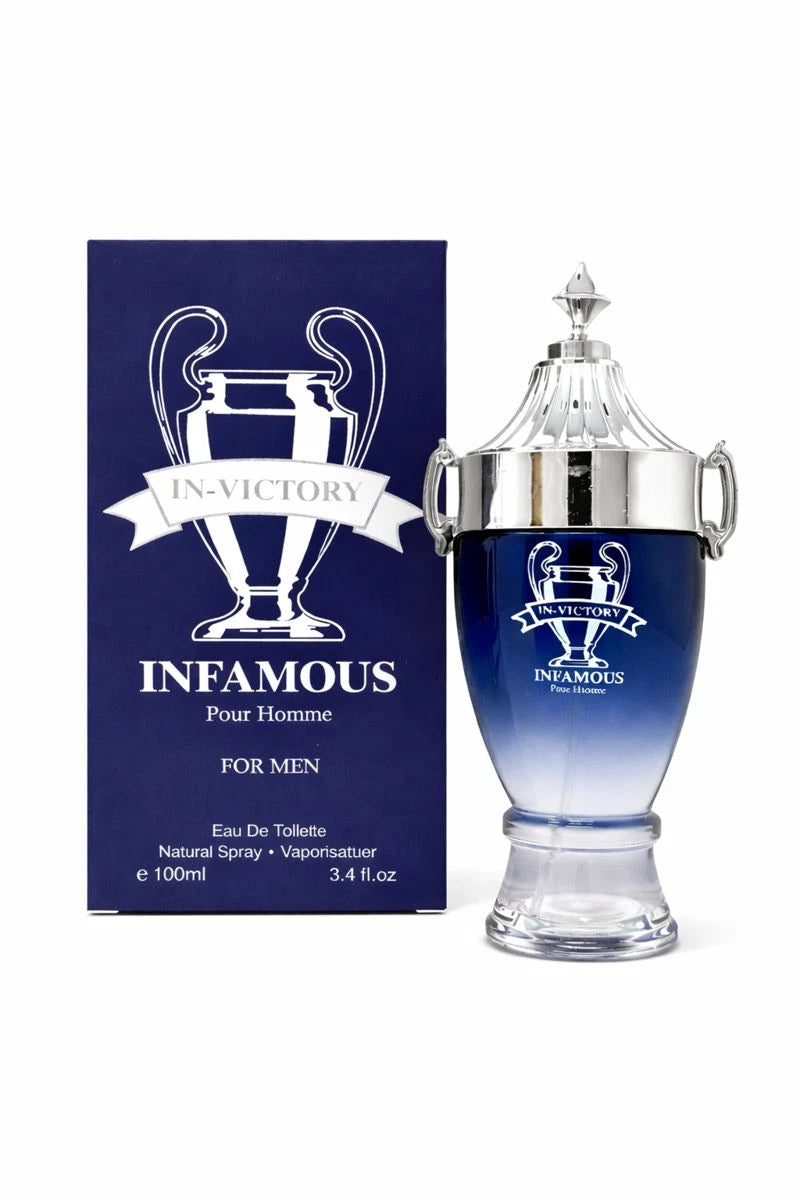 In-Victory Infamous by Fragrance Couture for Men 3.4 Oz Eau De Parfum Spray
