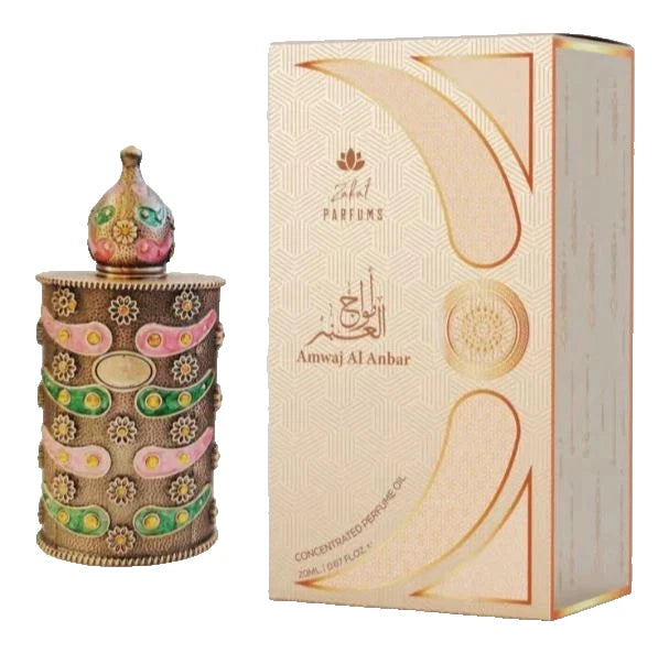 Amwaj Al Anbar By Zakat Pure Concentrated Oil 20 ML (0.67 FL OZ) For Men