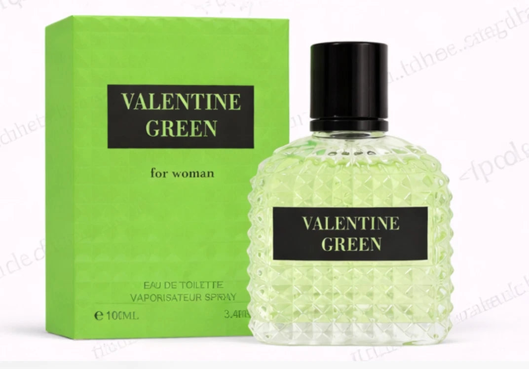 Valentine Milano Green Eau De Parfum For Woman 3.4 Fl.oz. Inspired by Born in Roma