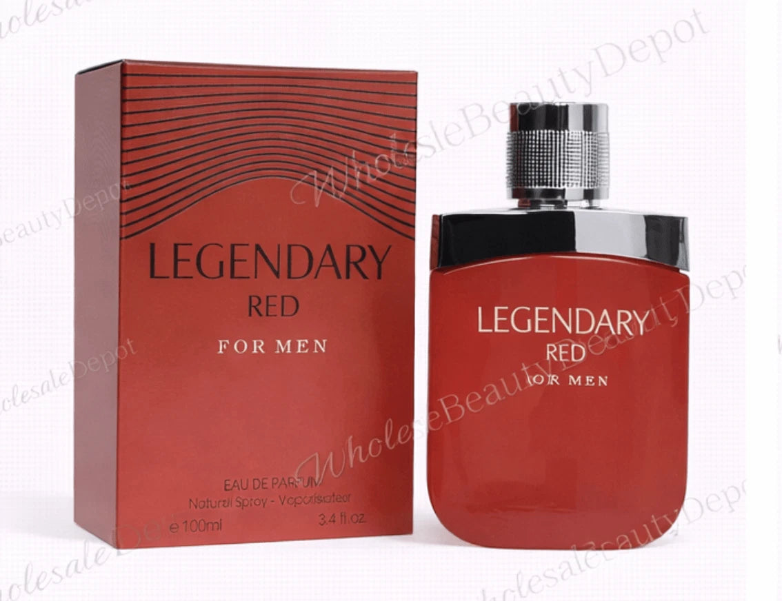 Legendary Red EDP For Men 3.4oz Sealed Inspired by Legend Red