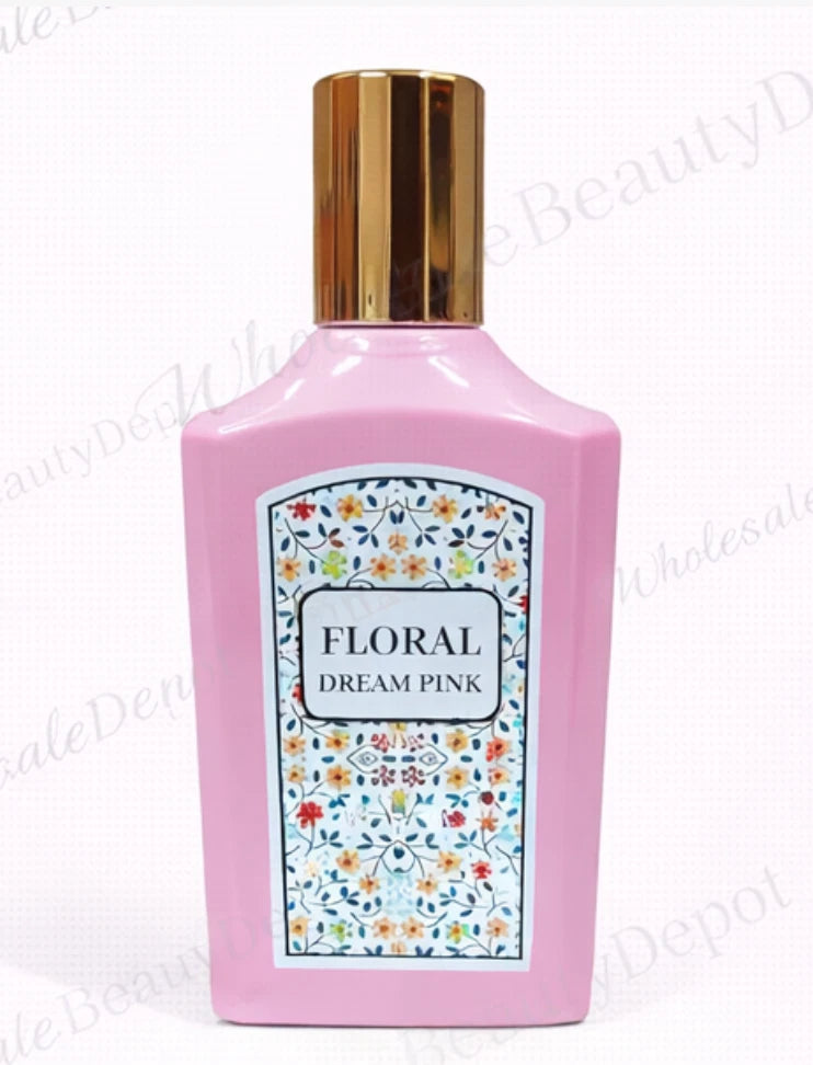 Floral Dream Pink Eau De Parfume for Women 3.4 Fl Oz Inspired by Flora