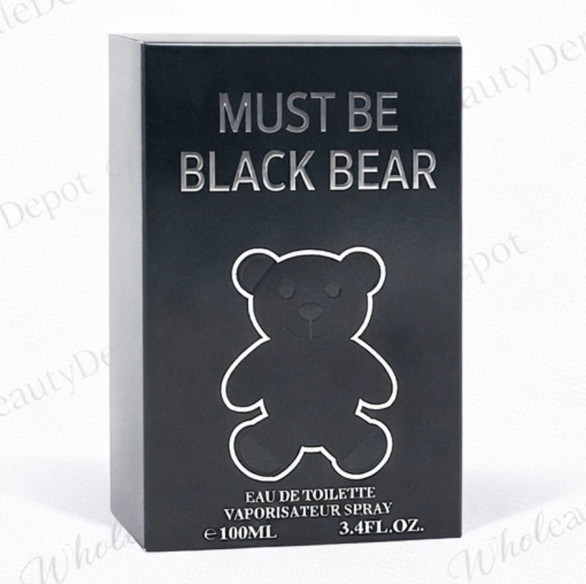 Must Be Black Bear Cologne For Men 3.4oz EDT Inspired By Toy Boy